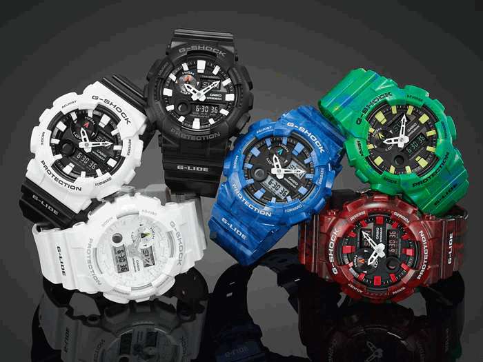 GAX-100B-1A G-LIDE G-SHOCK Đồng hồ CASIO