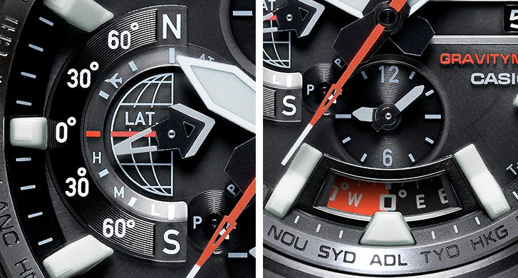 GPW-2000-1A GRAVITYMASTER G-SHOCK Đồng hồ CASIO