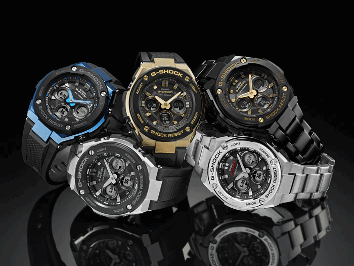 Casio G Shock Gst Gsts300g Casio G-Shock G-Steel Super Illuminator