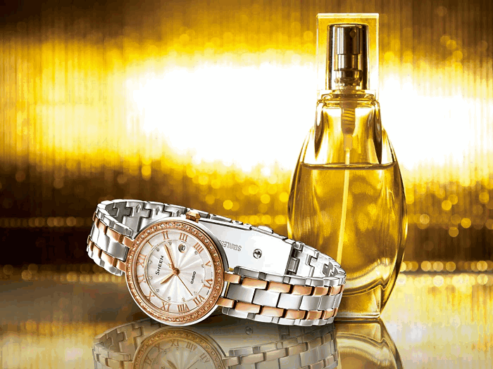 Đồng Hồ Nữ Chính Hãng CASIO SHEEN SHE-4034BSG-7A