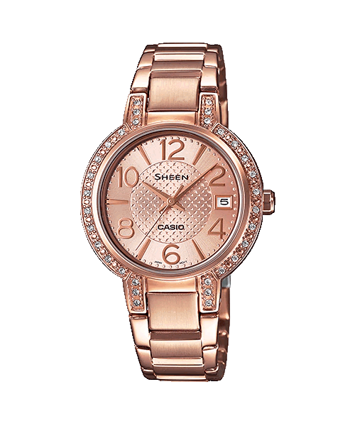 Đồng Hồ Nữ Chính Hãng CASIO SHEEN SHE-4804PG-9A