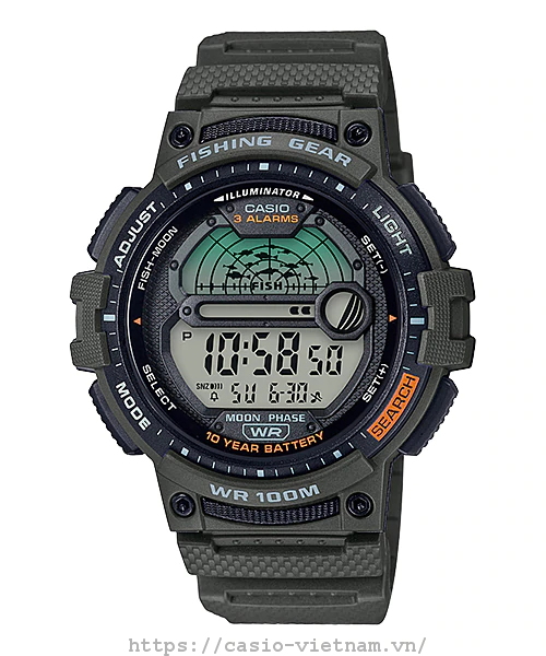 Đồng Hồ Nam Chính Hãng CASIO WS-1200H-3AV