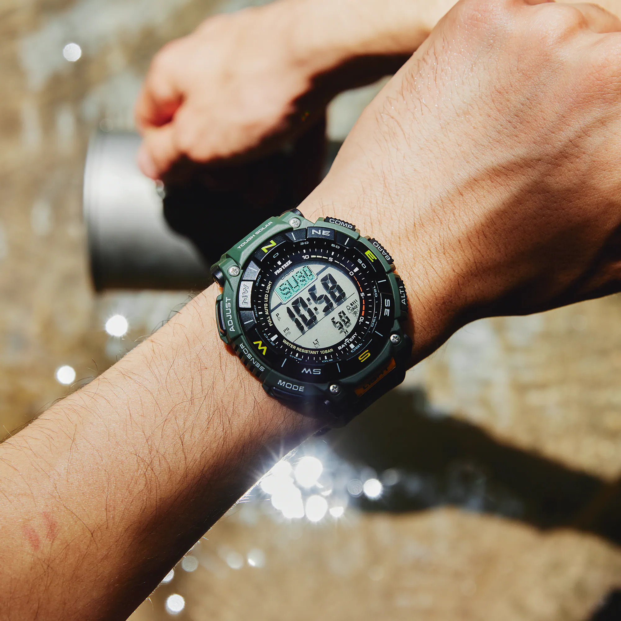 Đồng Hồ Nam Chính Hãng CASIO PRO TREK PRG-340-3