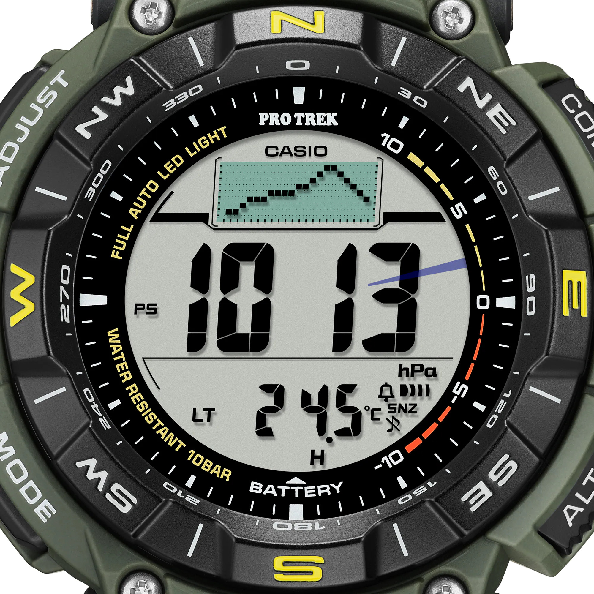 Đồng Hồ Nam Chính Hãng CASIO PRO TREK PRG-340-3