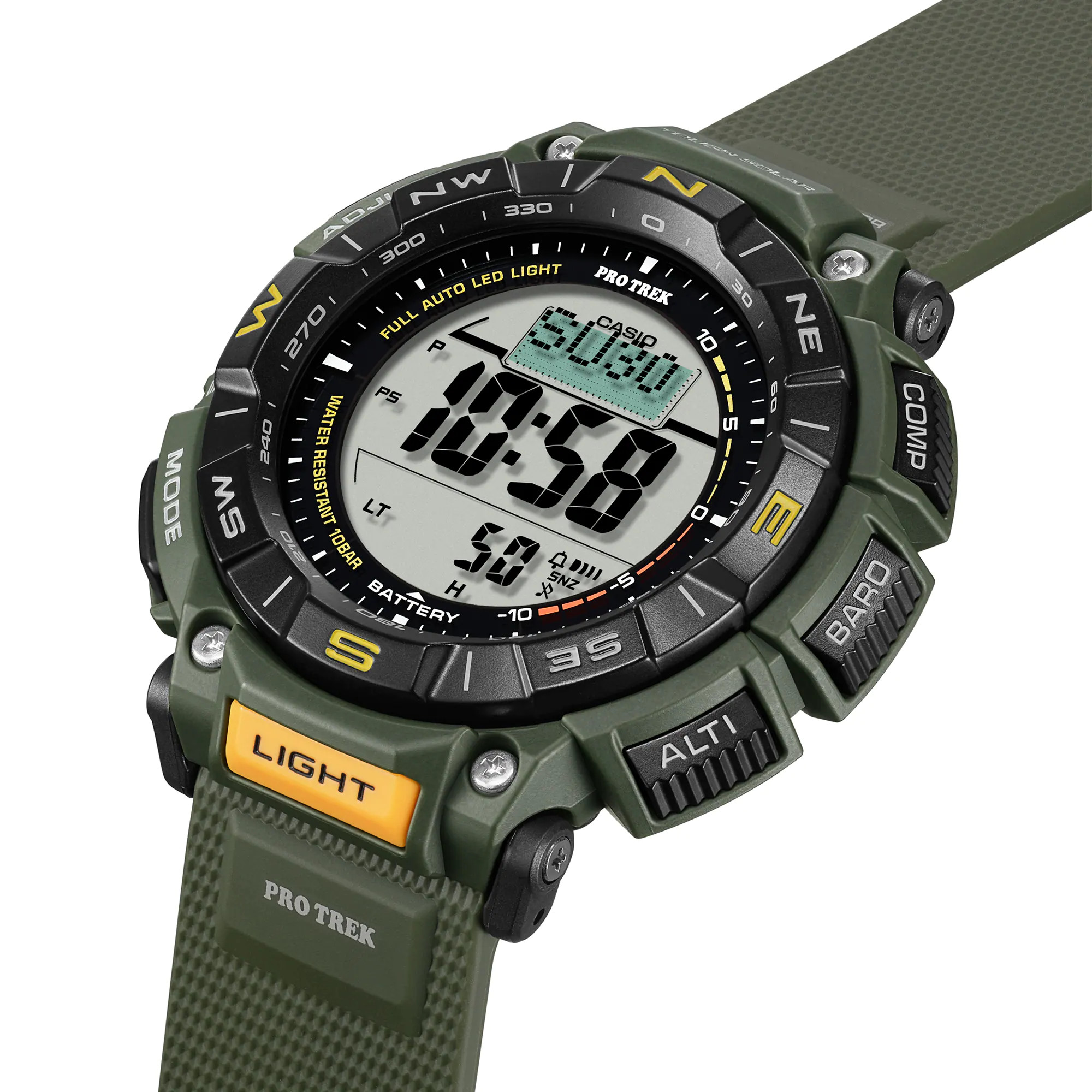 Đồng Hồ Nam Chính Hãng CASIO PRO TREK PRG-340-3