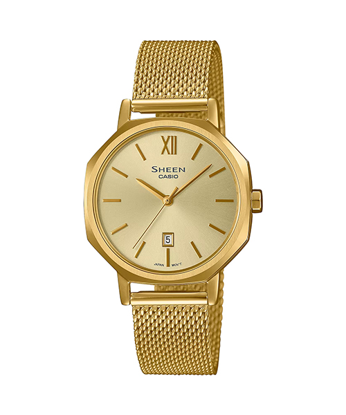 Đồng Hồ Nữ Chính Hãng CASIO SHEEN SHE-4554GM-9A