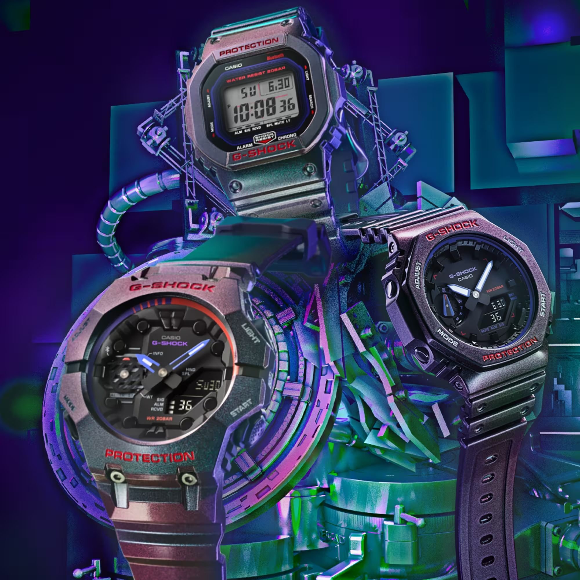 Đồng Hồ Nam Chính Hãng CASIO G-SHOCK DW-B5600AH-6