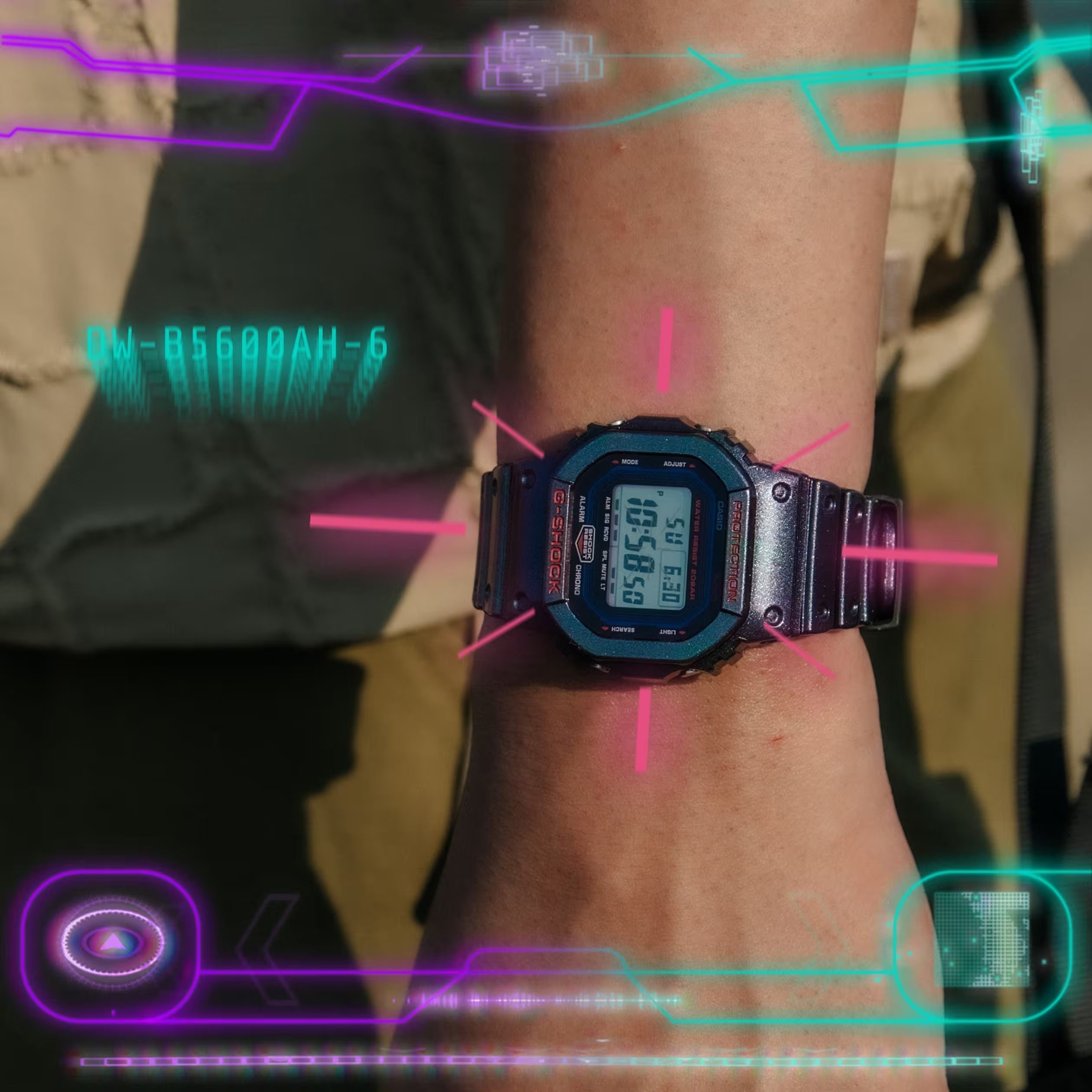 Đồng Hồ Nam Chính Hãng CASIO G-SHOCK DW-B5600AH-6