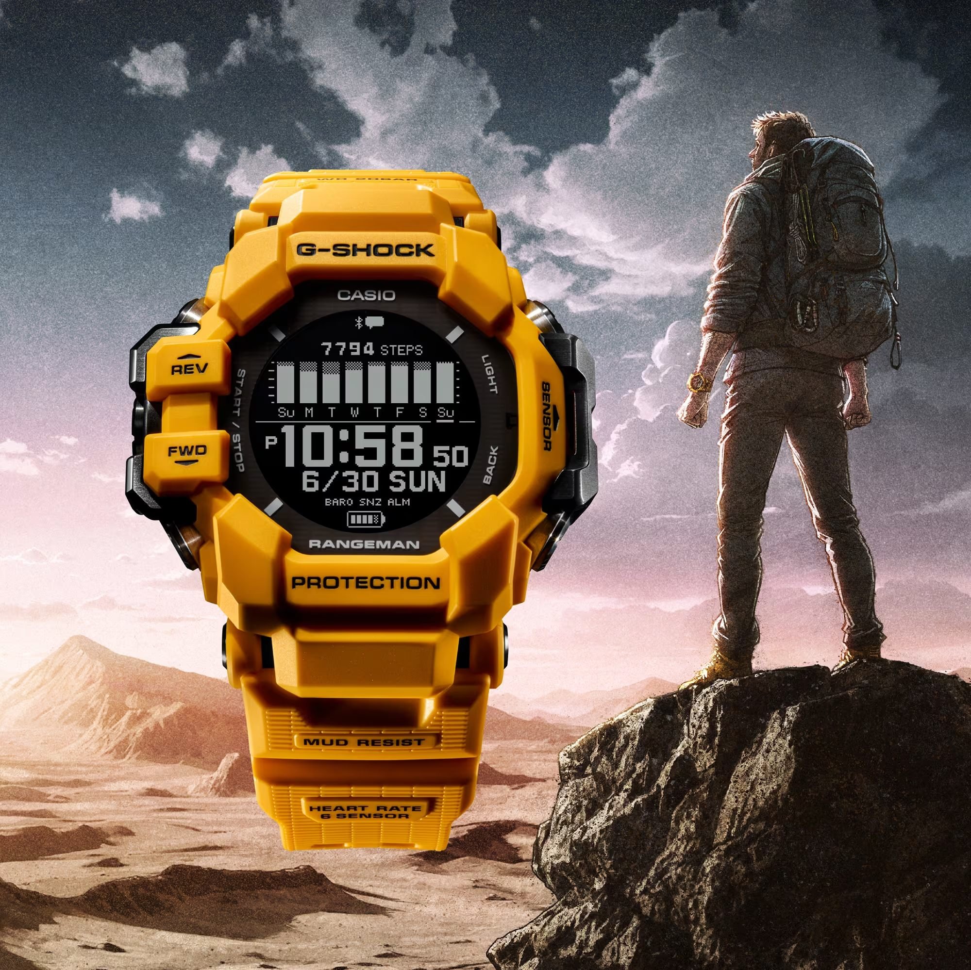 Đồng Hồ Nam Chính Hãng CASIO G-SHOCK GPR-H1000-9