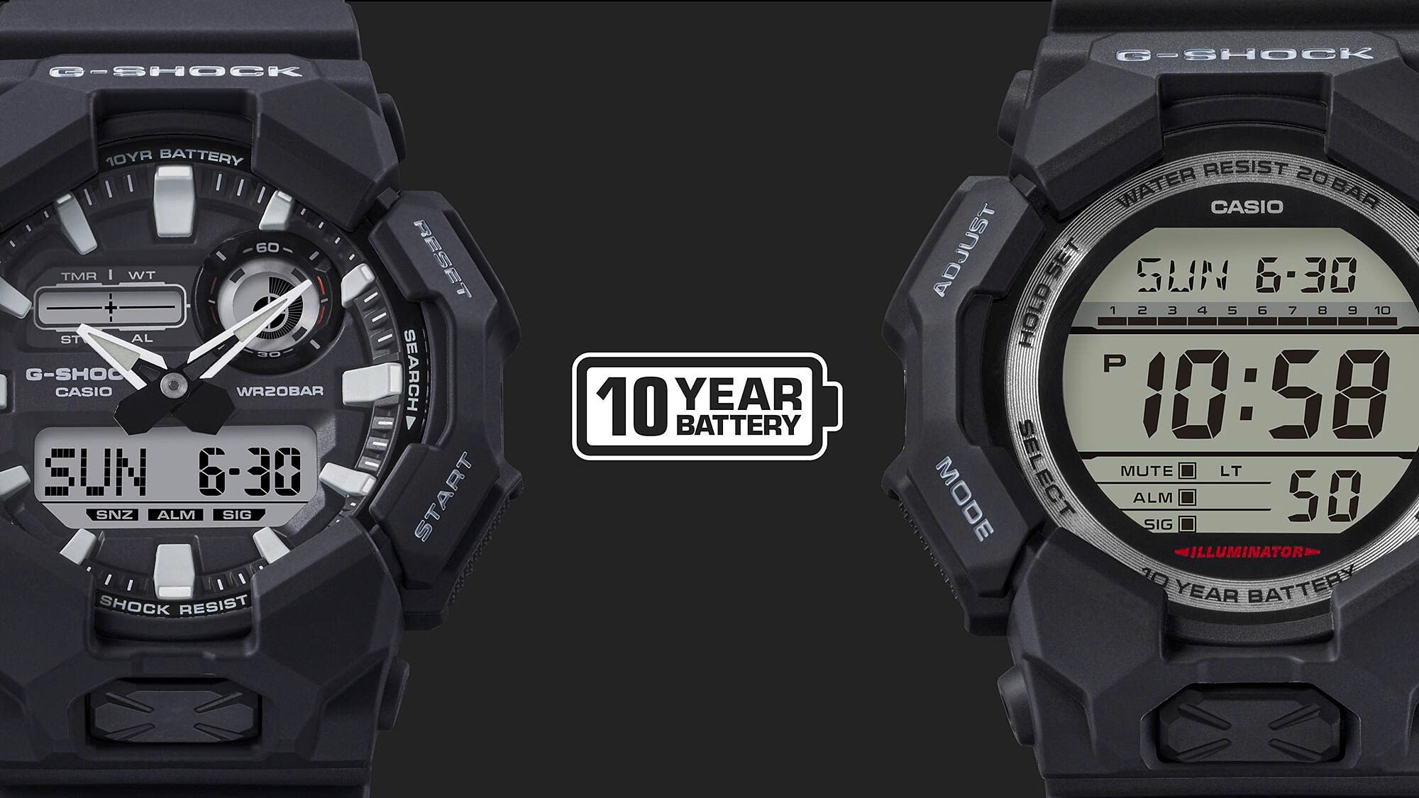Đồng Hồ Nam Chính Hãng CASIO G-SHOCK GA-010-5A