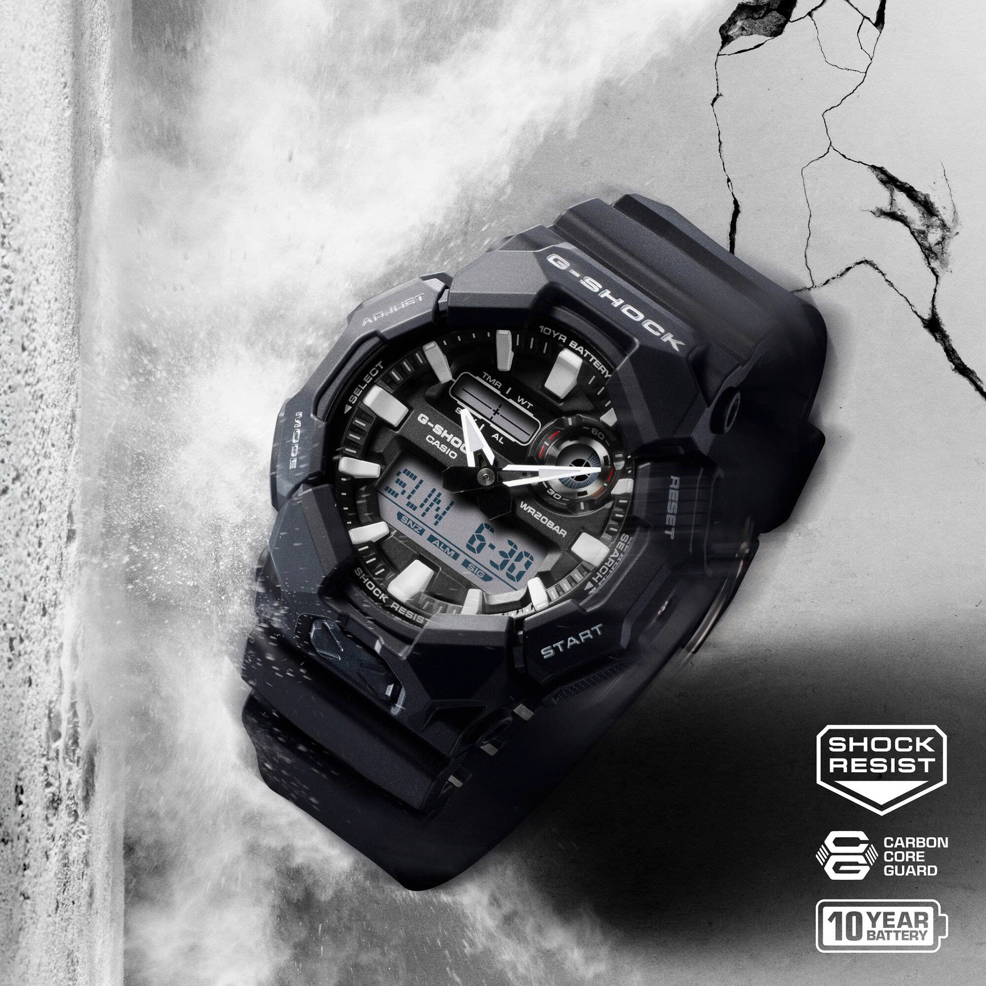 Đồng Hồ Nam Chính Hãng CASIO G-SHOCK GA-010-1A