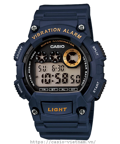 Đồng Hồ Nam Chính Hãng CASIO W-735H-2AV