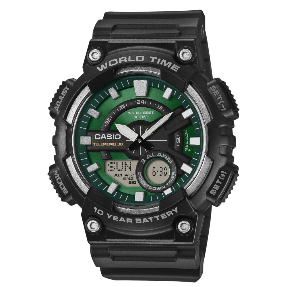 Đồng Hồ Nam Chính Hãng CASIO AEQ-110W-3A2V