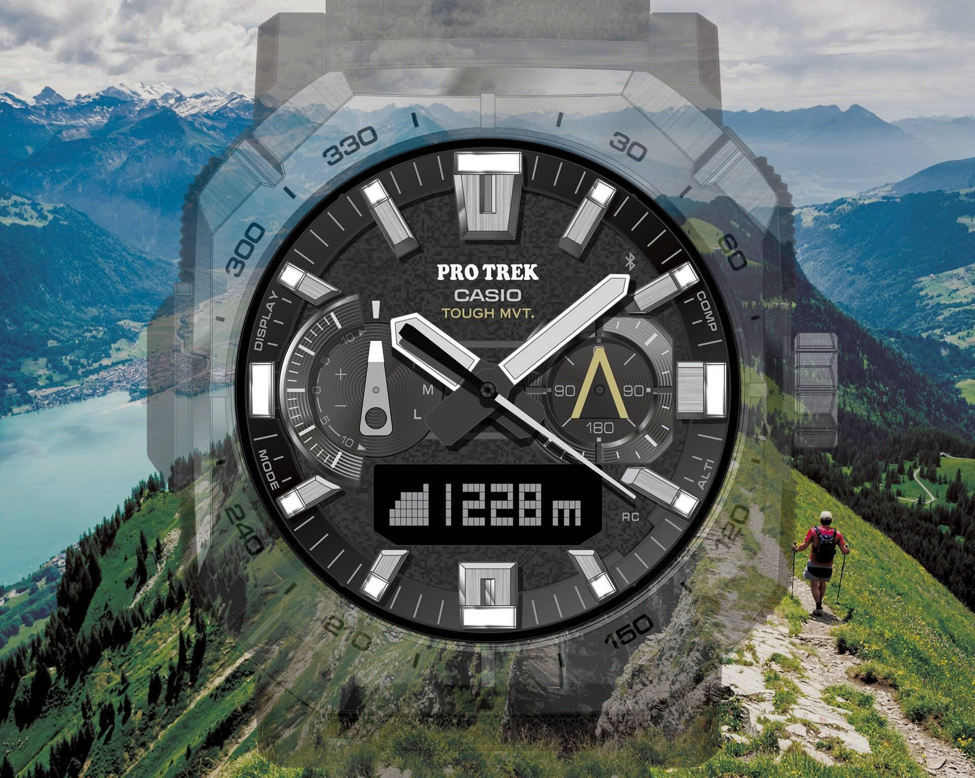 Đồng Hồ Nam Chính Hãng CASIO PRO TREK PRW-B1000B-2